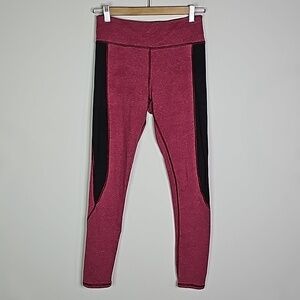 American Eagle medium black and red high rise leggings